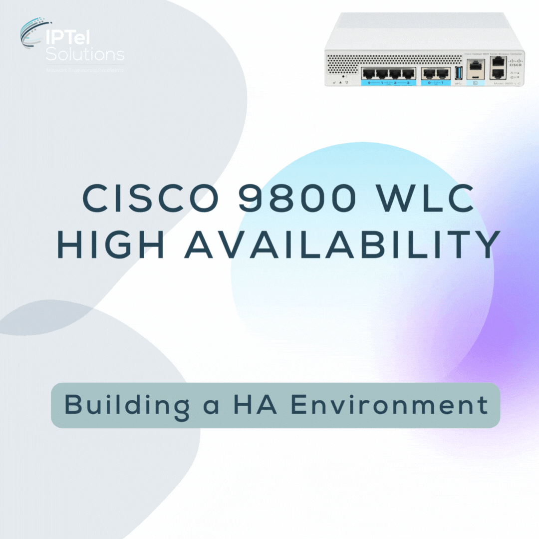 Cisco 9800 WLC High Availability (Instagram Post)