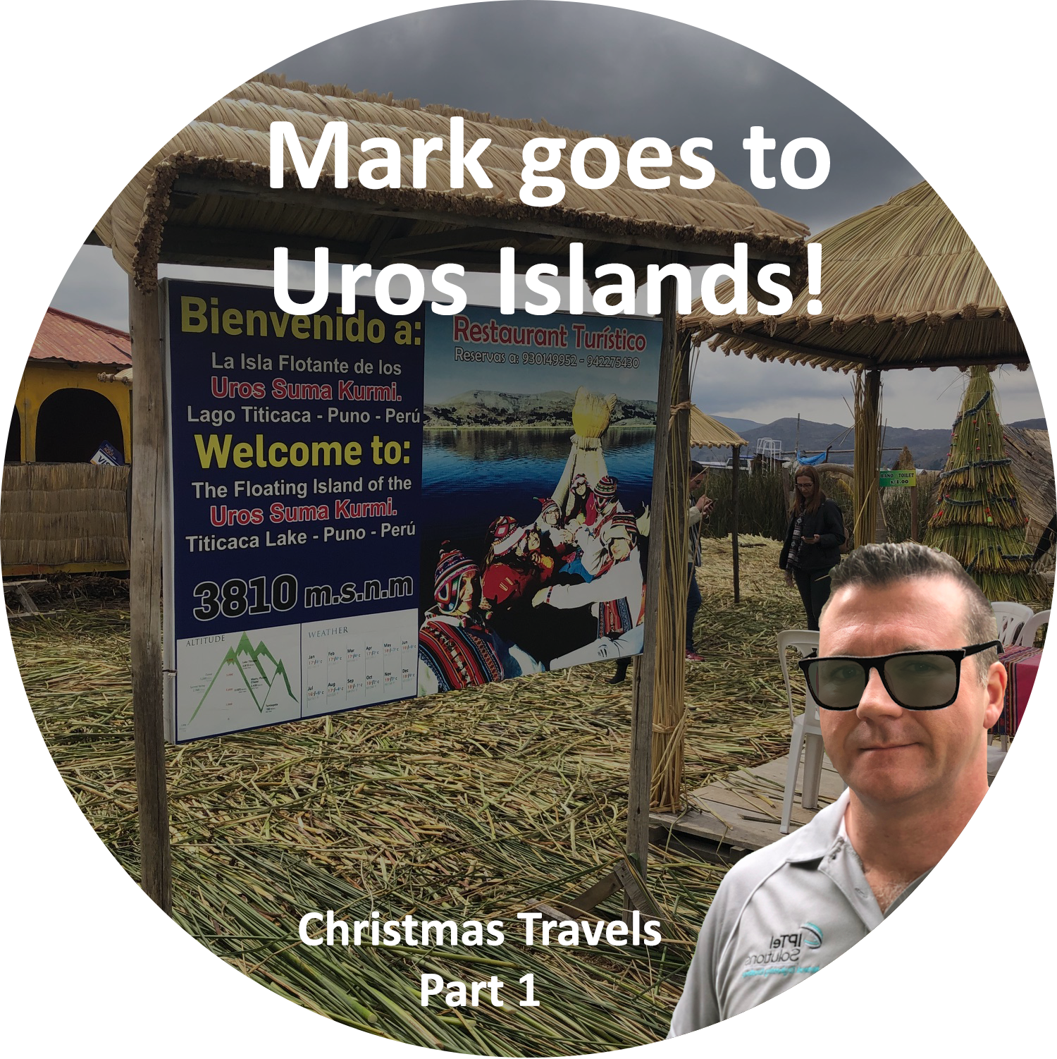 Uros floating islands on Lake Titicaca, Peru