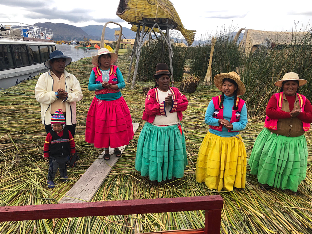 Uros Islands reed boats
