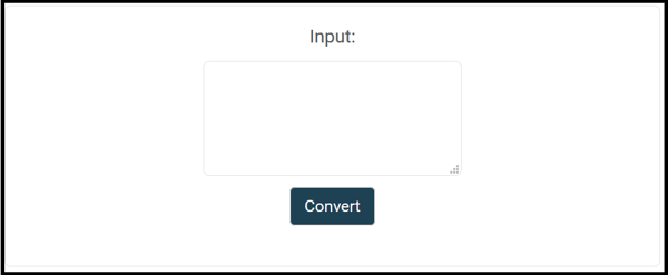 MAC Address conversion tool text box