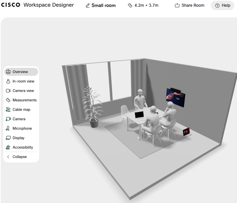 Cisco Workspace Designer - Small room